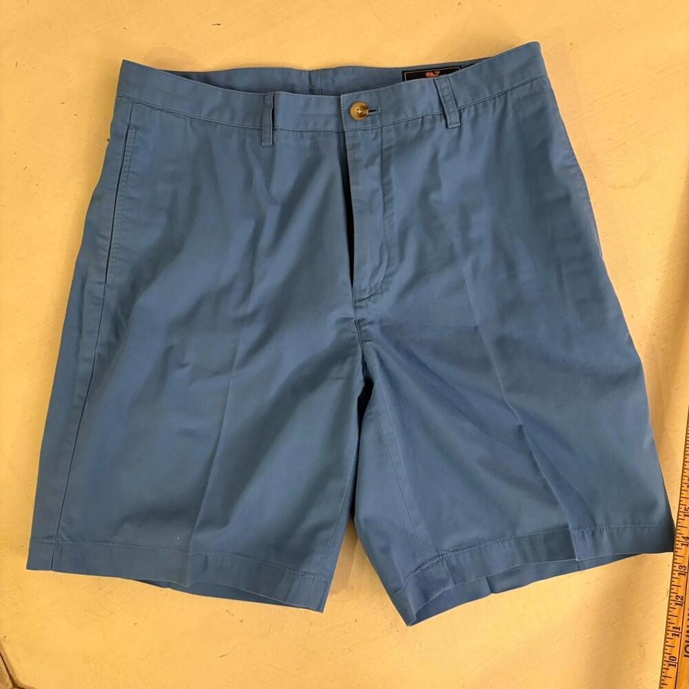 Vineyard Vines Club Shorts Mens 34 Blue Chino Casual Golf Preppy Boating